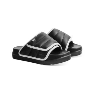 Dép LW quai da dán đế cao 4.5cm hàng cao cấp đệm lót êm ái nữ nam