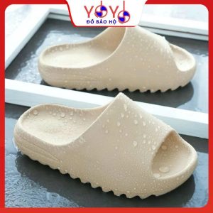 Dép bánh mì nam nữ size 36-43 thiết kế đơn giản, đế răng cưa vân sần nhám, dép lê, dép siêu nhẹ