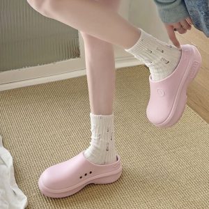 Dép chống mùi, dép nửa hộp, dép y tá chống nước, guốc không lỗ sinh viên ký túc xá