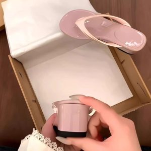 Dép xỏ ngón dành cho nữ, dép xỏ ngón đế dày đế dày chống trượt thông thường dành cho sinh viên