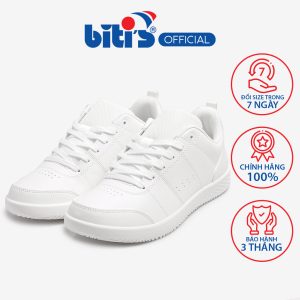 Giày Thể Thao Thông Dụng Nam Nữ Biti's Basic BSM000600TRG/BSW000600TRG (Trắng)