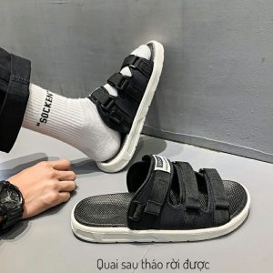 Xăng Đan nam quai dán - Dép quai hậu nam 3 quai trơn Sport cao cấp mới